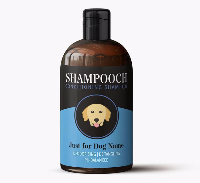 'Shampooch - Just for {dogsName}' Personalised Dog Shampoo